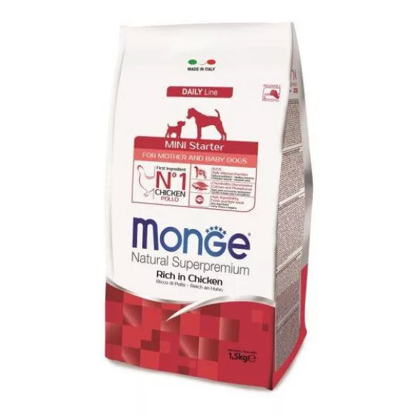 Monge Mini Starter Chicken 15 kg hrană pentru câini