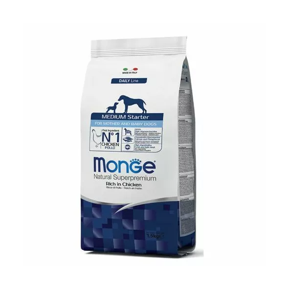 Monge Medium Starter 15 kg hrană pentru câini