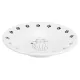 Trixie Ceramic Bowl ceramică castron (alb/cu model) pisici pentru (0,2 l/15 cm)