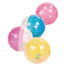   Trixie jucărie pentru pisici zornăitoare minge 4,5 cm 4 buc