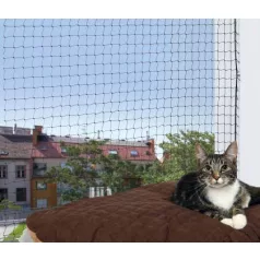 Trixie Plasă pentru pisici negru 6x3 m