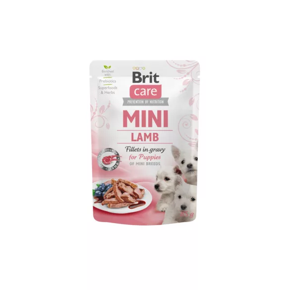 Brit Care Pouch Mini Puppy Lamb Fillets in Gravy 85 g