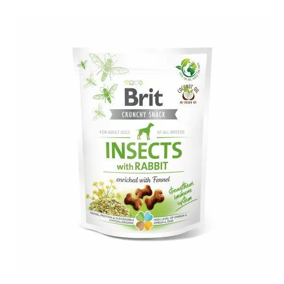 Brit Care Crunchy Cracker Insects with Rabbit enriched with Fennel 200 g