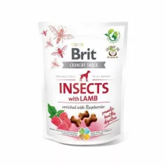   Brit Care Crunchy Cracker Insects with Lamb enriched with Raspberries 200 g