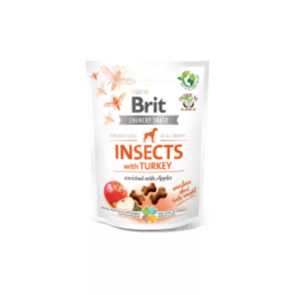 Brit Care Crunchy Cracker Insects with Turkey and Apples 200 g