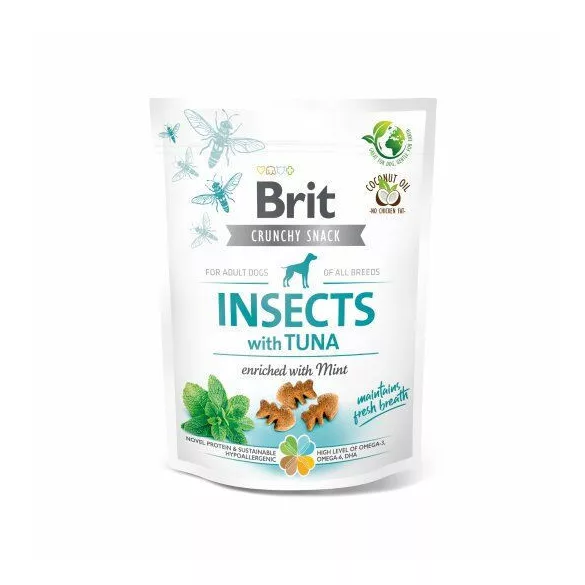 Brit Care Crunchy Cracker Insects with Tuna enriched with Mint 200 g
