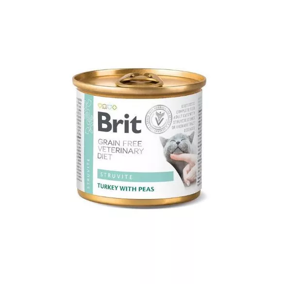 Brit Veterinary Diets Cat GF Struvite conservă 200 g