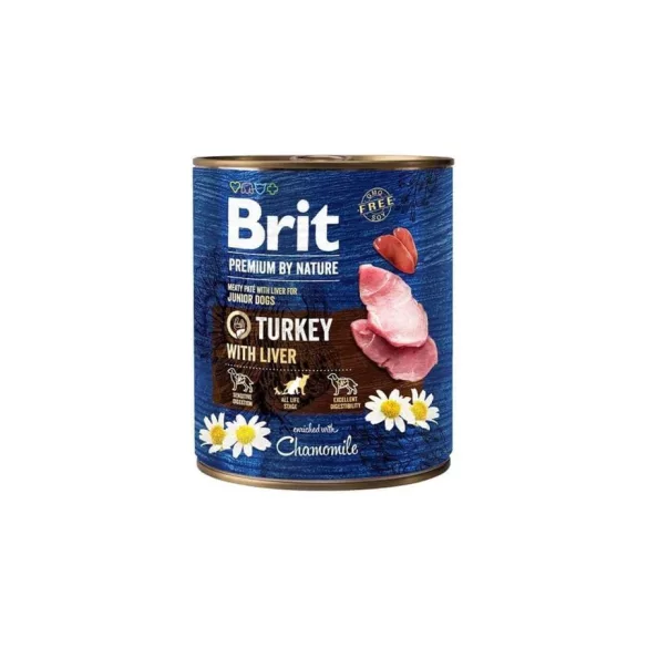 Brit Premium by Nature Turkey with Liver conservă 400 g