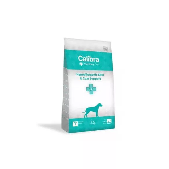 Calibra VD Dog Hypoallergenic Skin & Coat Support hrană pentru câini 2 kg