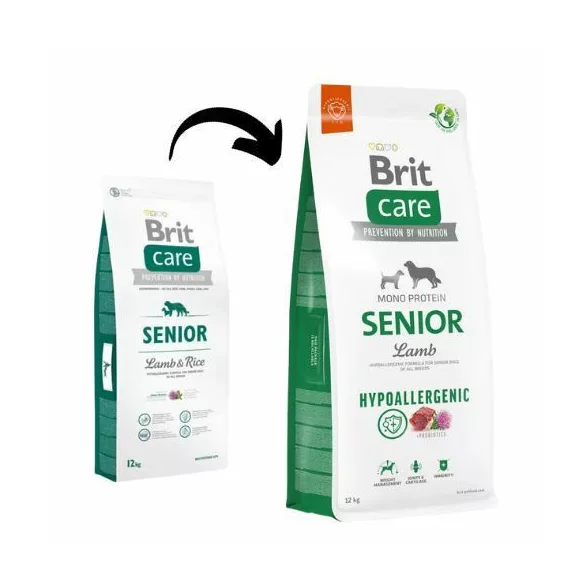 Brit Care Senior Lamb & Rice 1 kg hrană pentru câini