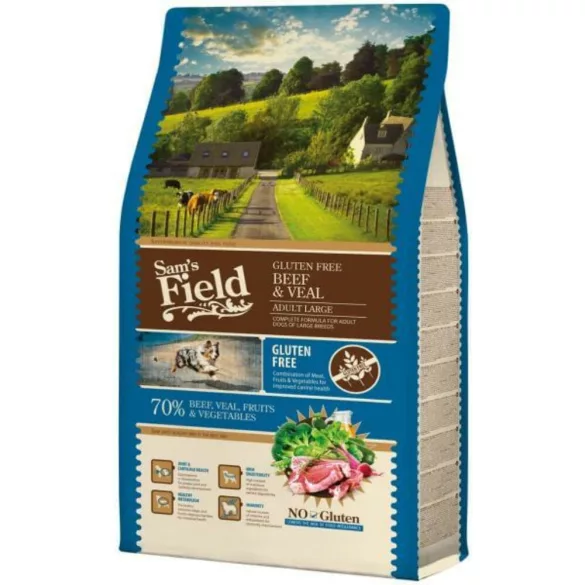 Sam's Field Adult Gluten Free Beef & Veal Large 13 kg