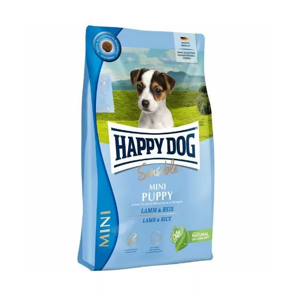 Happy Dog Supreme Mini Puppy Lamb&Rice 4 kg hrană pentru câini