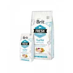   Brit Fresh Fish și pumpkin Adult Large Muscles & Joints 2,5 kg