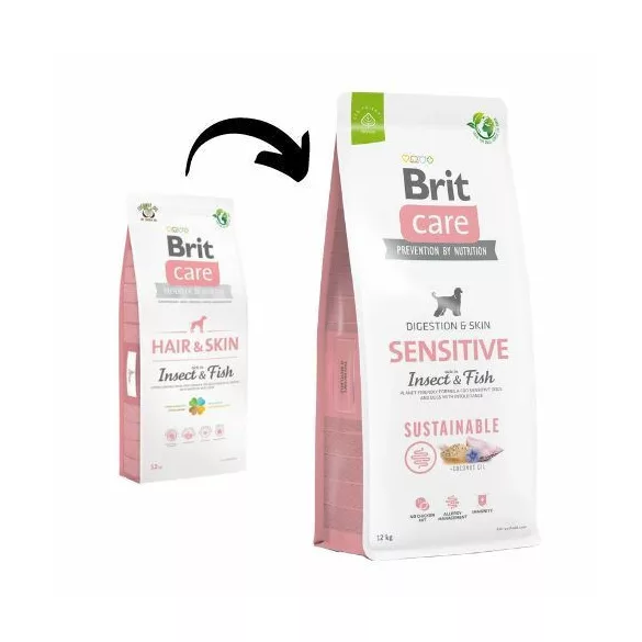 Brit Care Grain-free Adult Hair&Skin Insect&Fish 1 kg