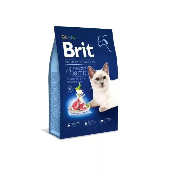 Brit Premium Cat Sterilised Lamb 1,5 kg