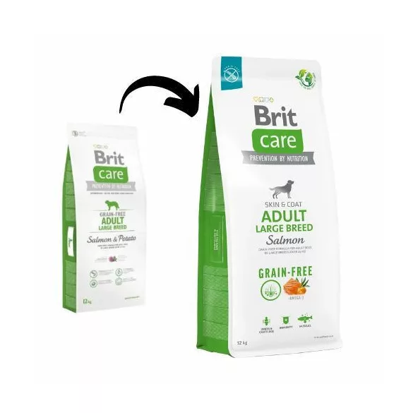 Brit Care Grain-free Adult Large Breed Salmon & Potato 3 kg hrană pentru câini