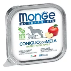Monge Dog Monoprotein Fruits Pateu rabbit-apple 150 g