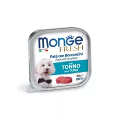 Monge Dog Fresh Pateu & Chunkies tuna 100 g