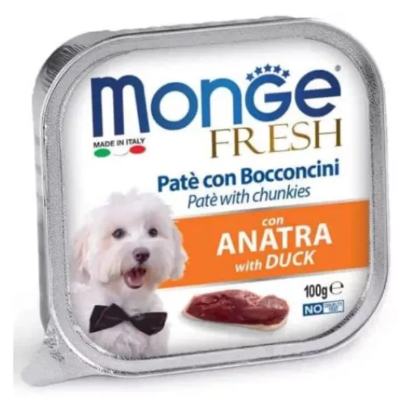 Monge Dog Fresh Pateu & Chunkies duck 100 g