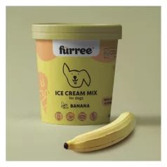   Fürree pudră de înghețată pentru câini with collagen Banana 60 g