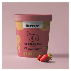   Fürree pudră de înghețată pentru câini with collagen Strawberry 60 g
