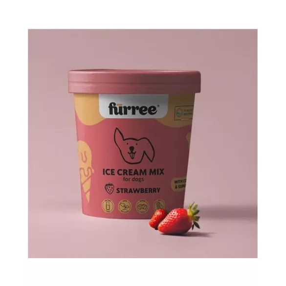 Fürree pudră de înghețată pentru câini with collagen Strawberry 60 g