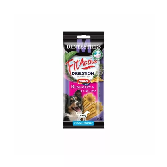 Panzi FitActive Denta-Sticks Hypoallergenic Digestion "M" recompensă câini pentru 150 g