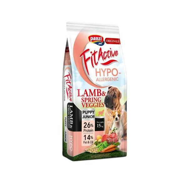 Panzi FitActive ORIGINALS Puppy & Junior Hypoallergenic Lamb & Spring Veggies 15 kg