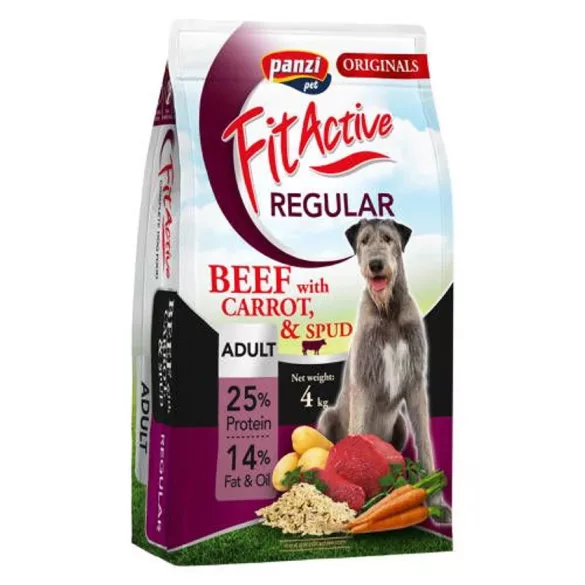 Panzi FitActive Originals Small Breed Regular Beef with Carrots and Spud hrană pentru câini 11 kg