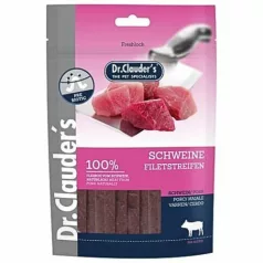Dr Clauders Dog Recompensă Stripes Small Pork strips 80 g