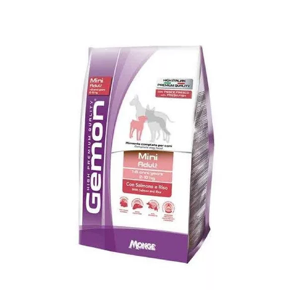 Gemon Mini Adult Salmon+Rice 3 kg hrană pentru câini