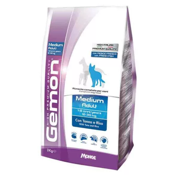 Gemon Dog Medium Adult 3 kg Tuna-Rice