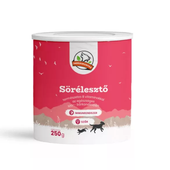 Farkaskonyha Brewer yeast natural susținere împotriva năpârlirii în caz de 250 g