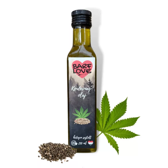 Barf Love Hemp seed oil Pentru câini și Pentru pisici La rece presat 500 ml