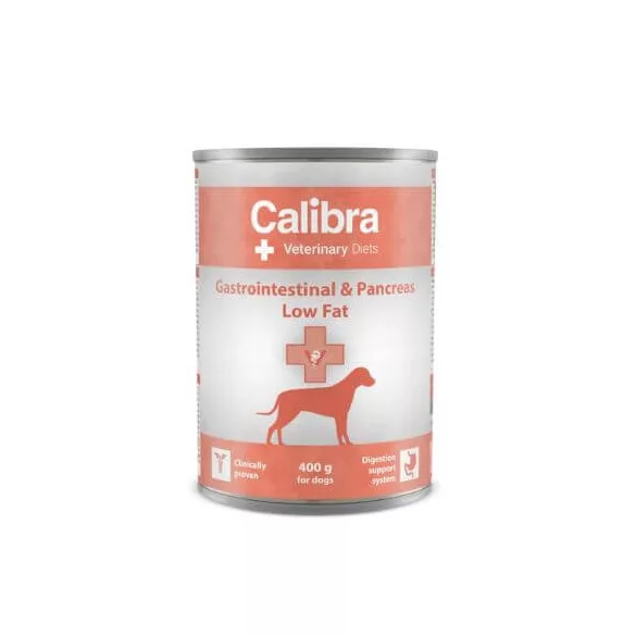 Calibra VD Dog Gastrointestinal Low Fat conservă 400 g