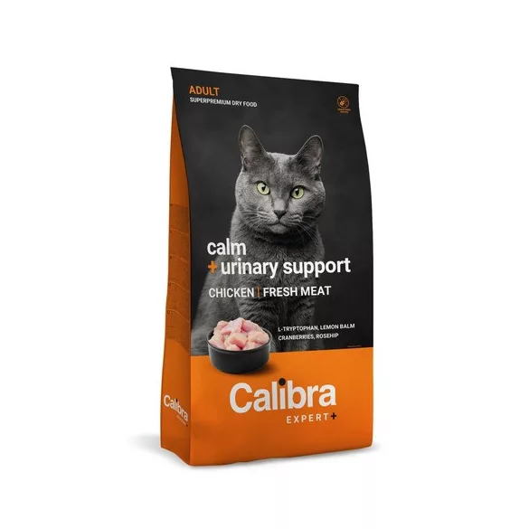 Calibra Cat EXPERT+ Adult Calm & Urinary support hrană pentru pisici 6kg