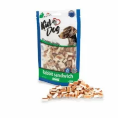 KidDog Rabbit Sandwich Mini Recompensă 80 g