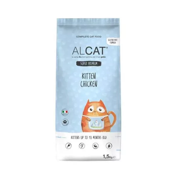 Alcat Kitten Chicken 1,5 kg hrană pentru pisici