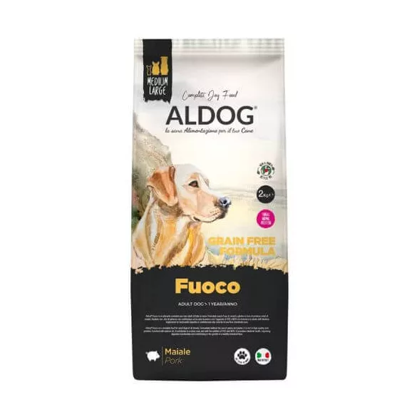 Aldog Fuoco Hipoalergenic Medium 2 kg hrană pentru câini