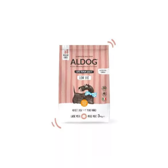 Aldog Low Fat Medium 3 kg hrană pentru câini