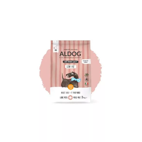 Aldog Low Fat Mini 3 kg hrană pentru câini