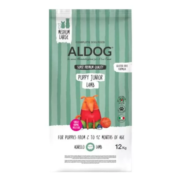 Aldog Puppy-Junior Medium Large Lamb 12 kg hrană pentru câini
