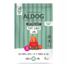   Aldog Puppy-Junior Medium Large Lamb 3 kg hrană pentru câini