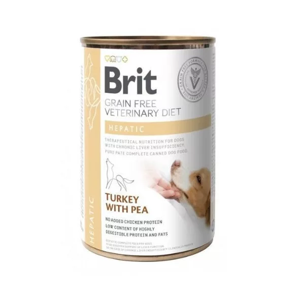 Brit Veterinary Diets Dog GF Hepatic conservă 400 g