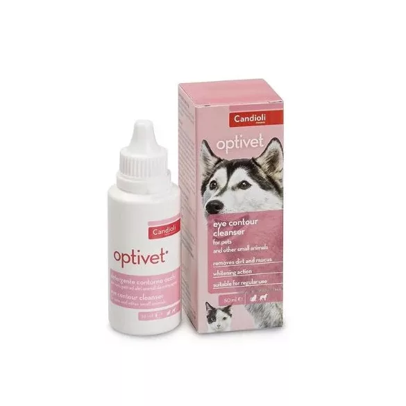 Candioli Optivet Zona ochilor soluție de curățare 50 ml