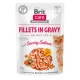 Brit Care Cat Fillets in Gravy with Savory Salmon 12x85 g
