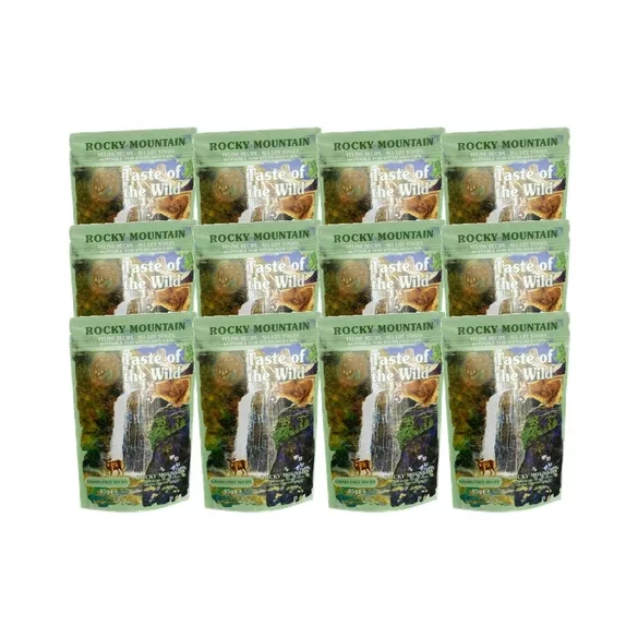 Taste of the Wild - Rocky Mountain Cat bucăți în sos plic 12x85 g
