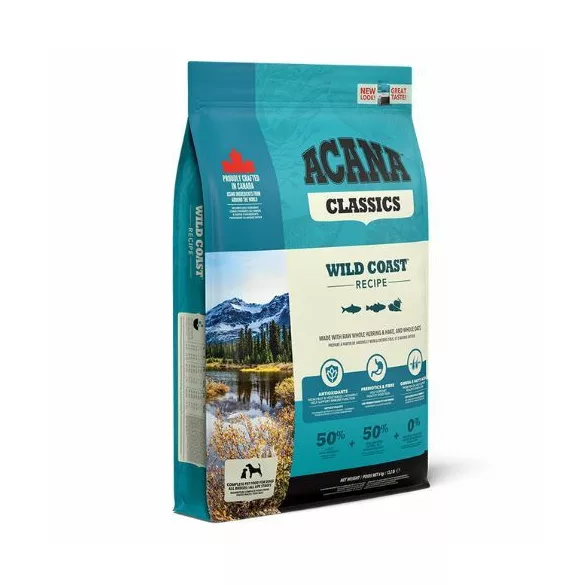 ACANA Wild Coast 2x14,5 kg hrană pentru câini