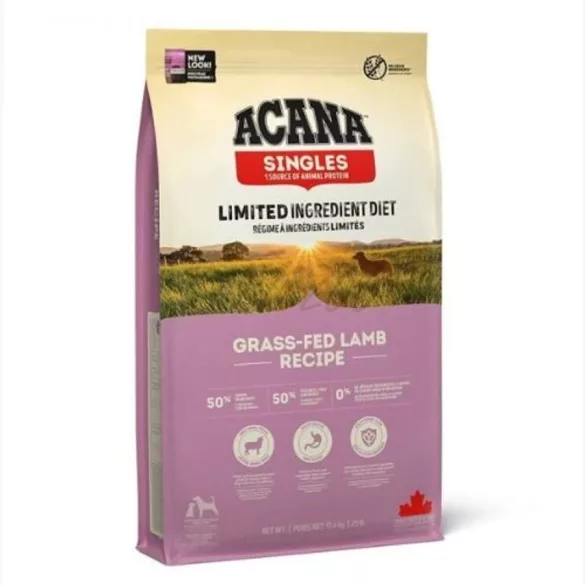 ACANA Grass-Fed Lamb 2x17 kg hrană pentru câini