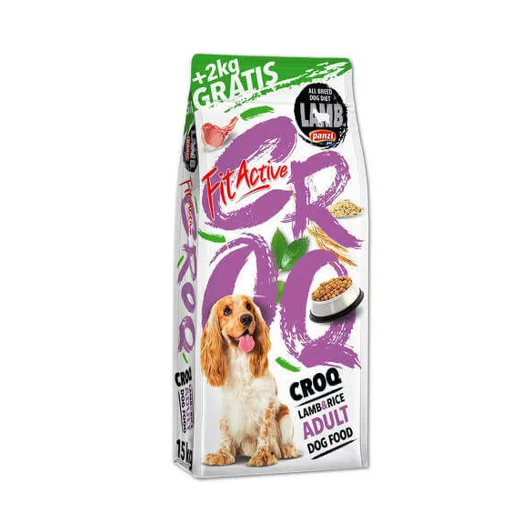 Panzi FitActive CROQ Premium 3x15+2 kg Lamb&Rice